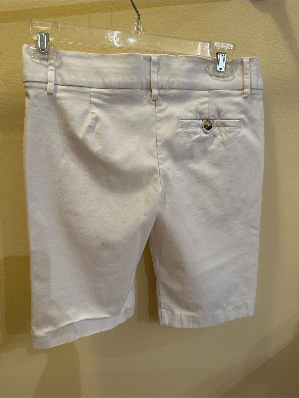 Rampage White Bermuda Shorts with Belt Loops - Picture 2 of 7